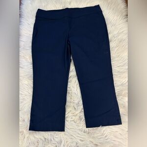 Navy Blue capri pants St John’s bay.  Size 18.  Waist 40” inseam